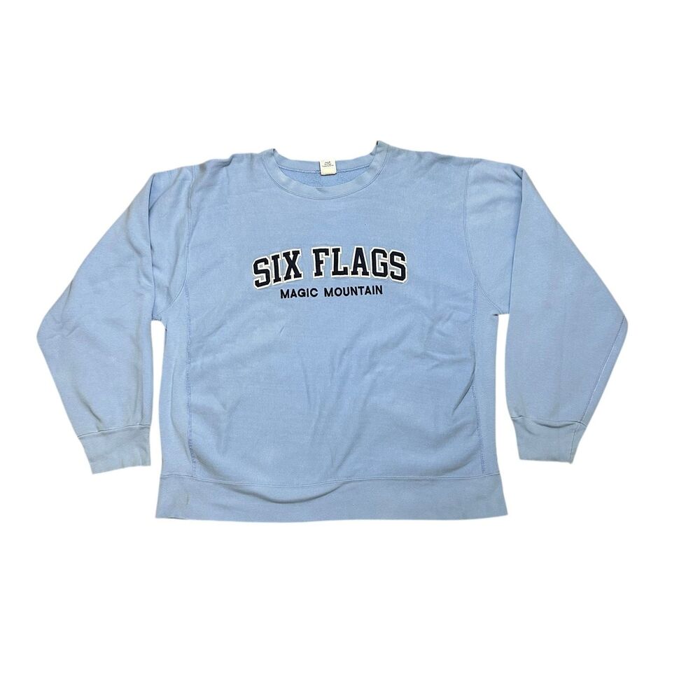 Vintage 90s Six Flags Magic Mountain Crewneck Adult XL